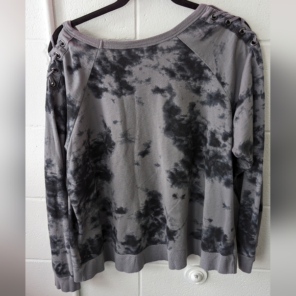 Harry Potter Hogwarts Alumni Shirt Junior plus XXL Tie-dye Shoulder laces - Picture 5 of 5